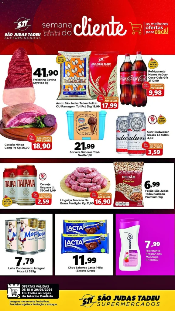 Ofertas São Judas Tadeu ofertas FDS até 20/09/2026.