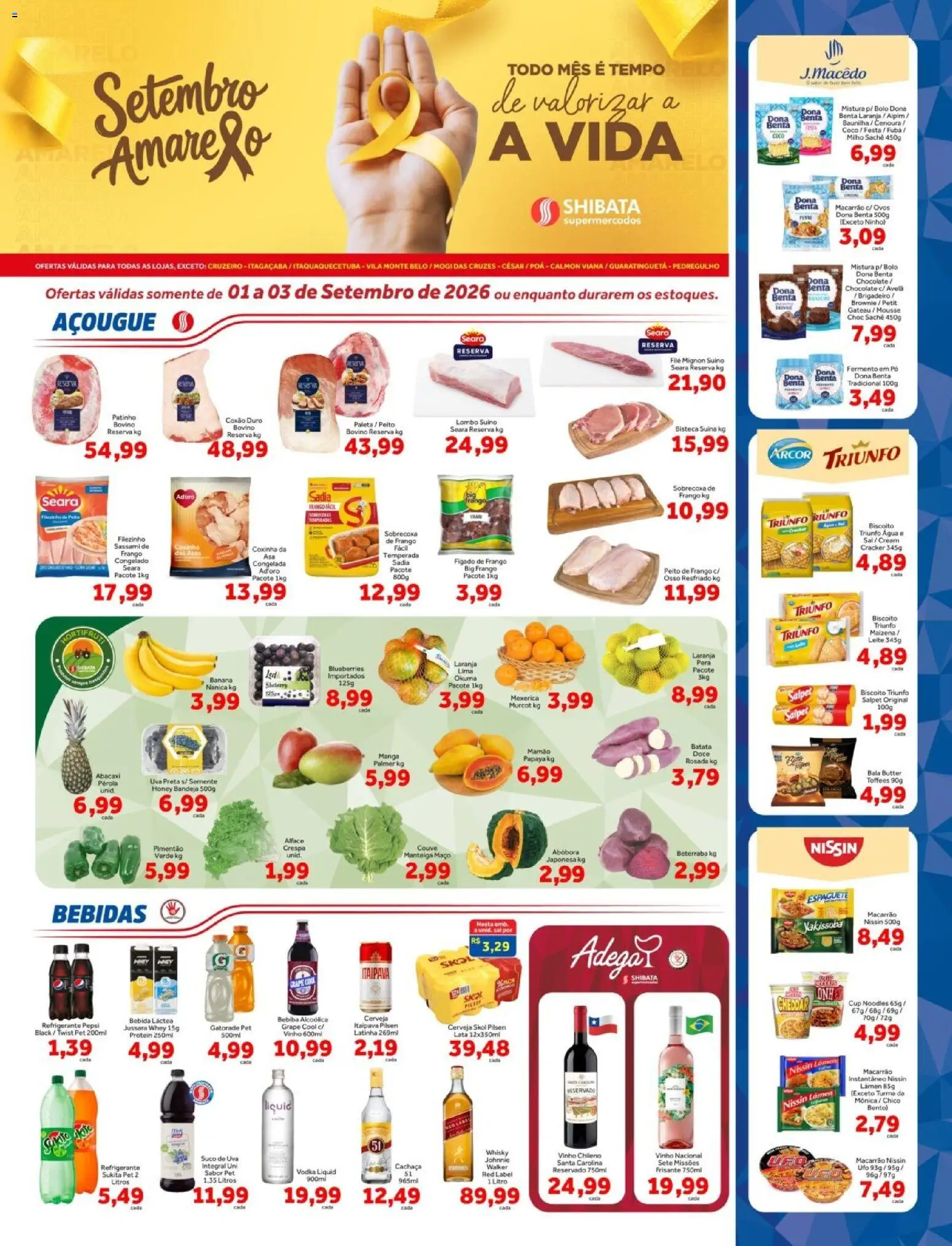 Ofertas Shibata até 03/09/2026.