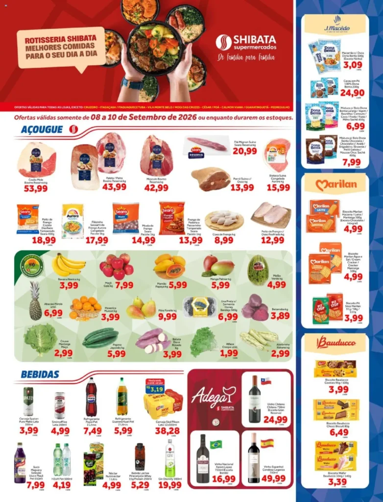 Ofertas Shibata até 10/09/2026. Ofertas Shibata até 10/09/2026.