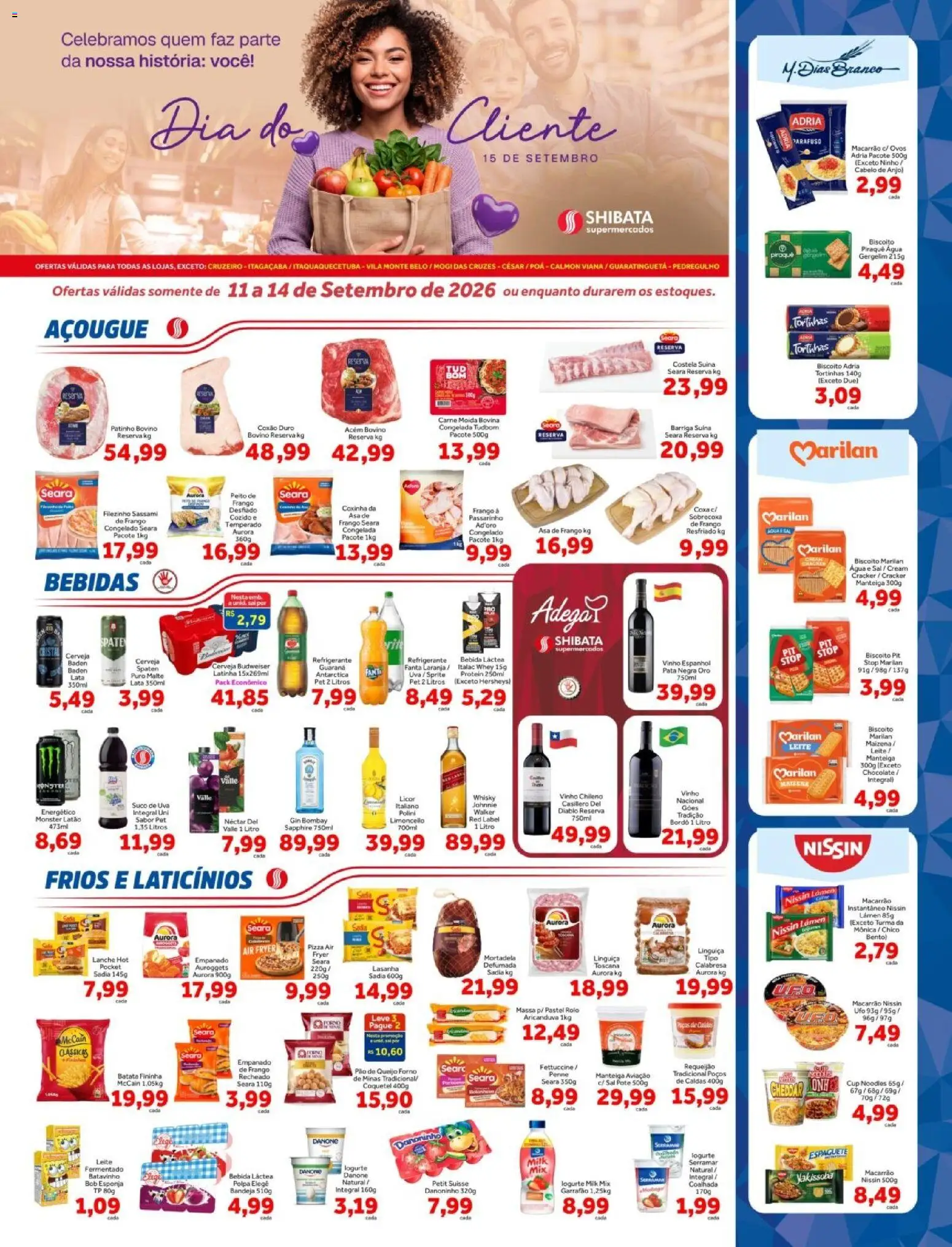 Ofertas Shibata até 14/09/2026.