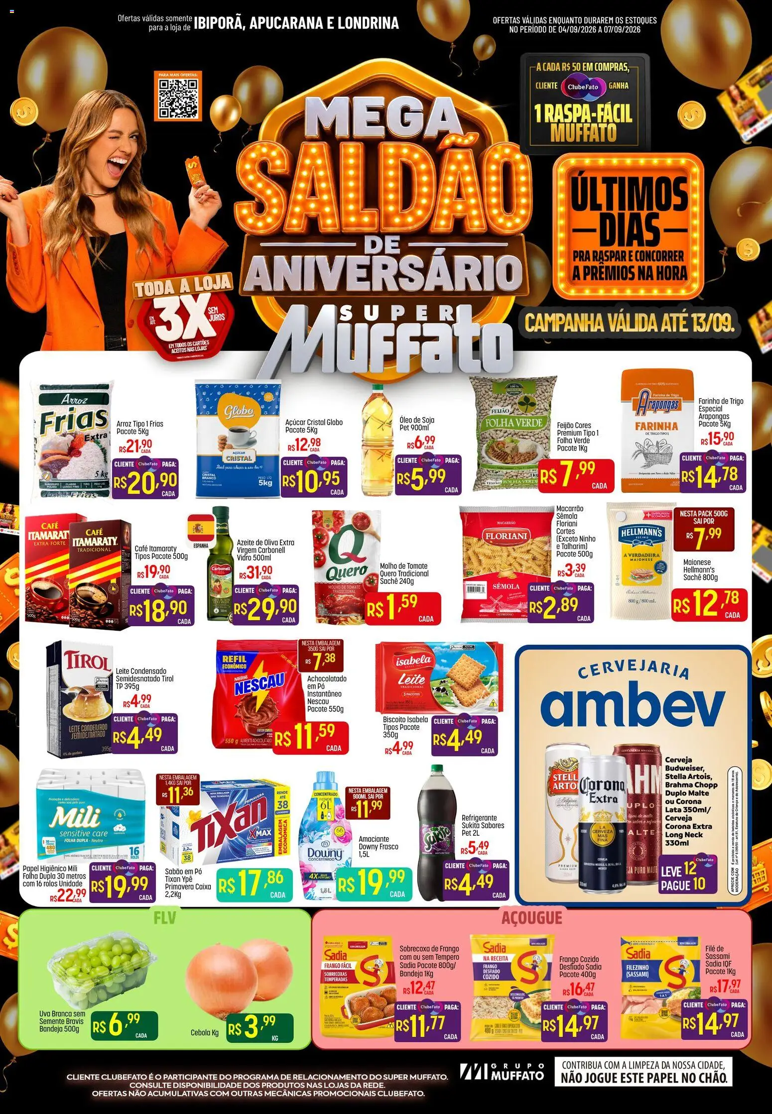 Ofertas Super Muffato até 07/09/2026.