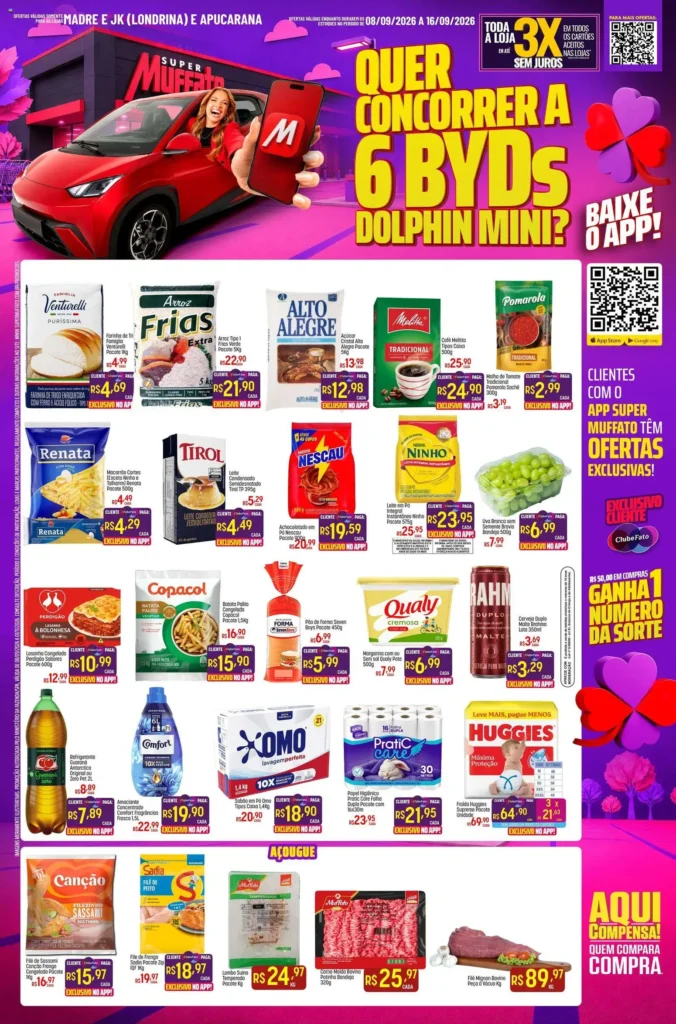 Ofertas Super Muffato até 16/09/2026. Ofertas Super Muffato até 16/09/2026.
