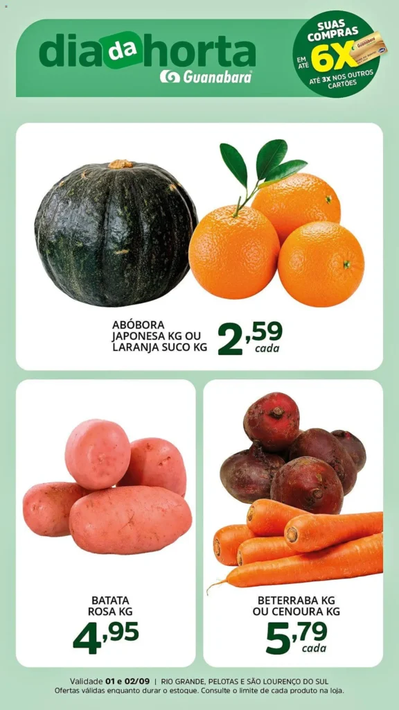 Ofertas Supermercado Guanabara até 02/09/2026.