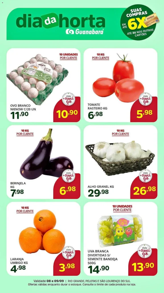 Ofertas Supermercado Guanabara até 09/09/2026.