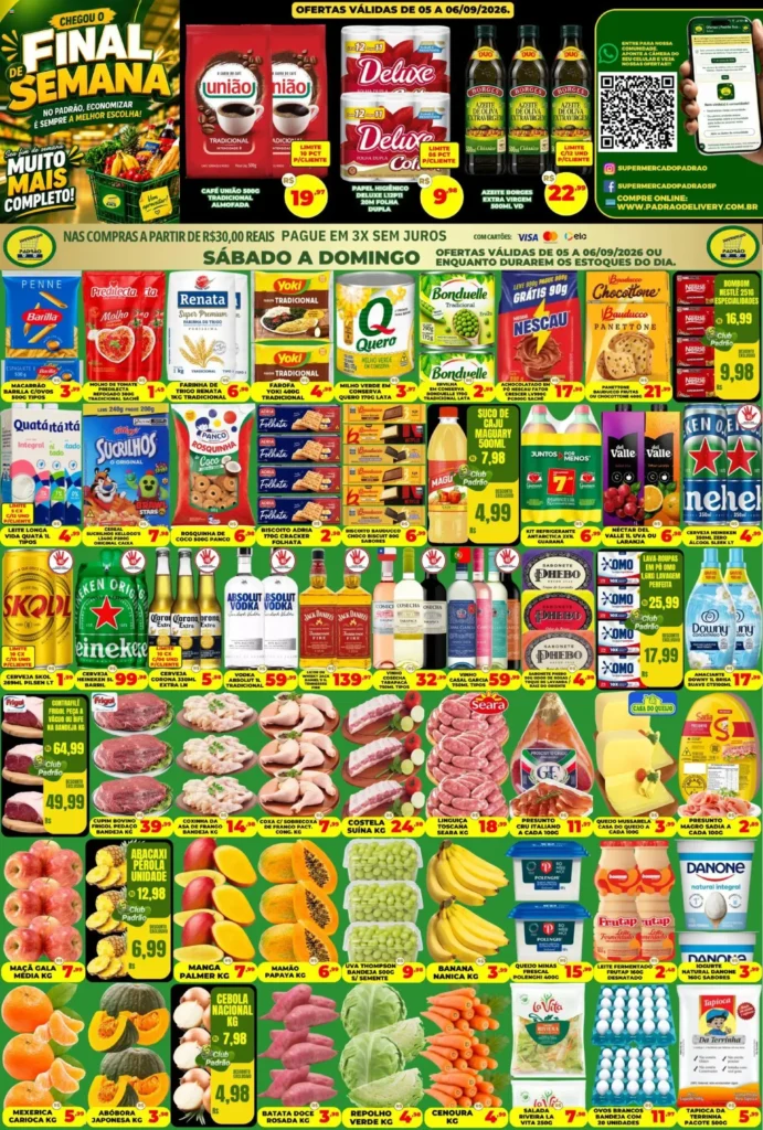 Ofertas Supermercado Padrão até 06/09/2026.