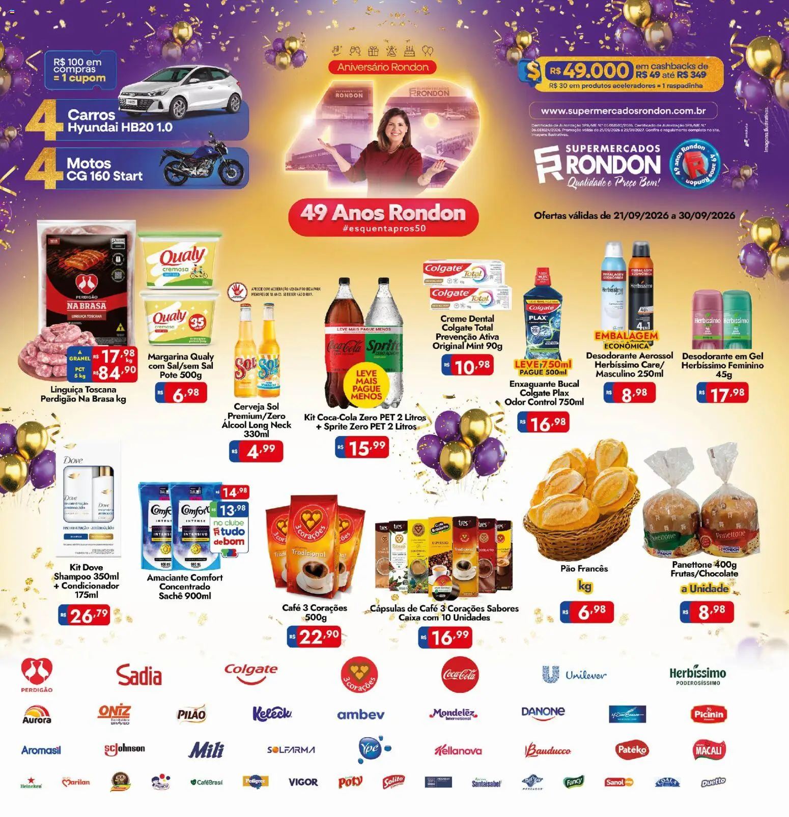 Ofertas Supermercados Rondon até 30/09/2026.