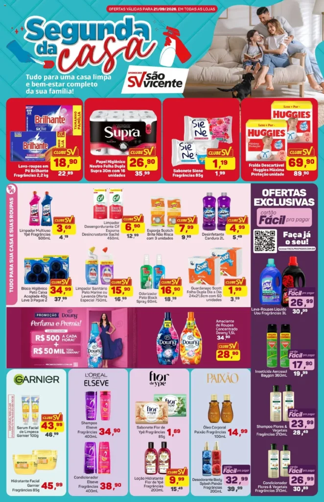 Ofertas Supermercados São Vicente até 21/09/2026.