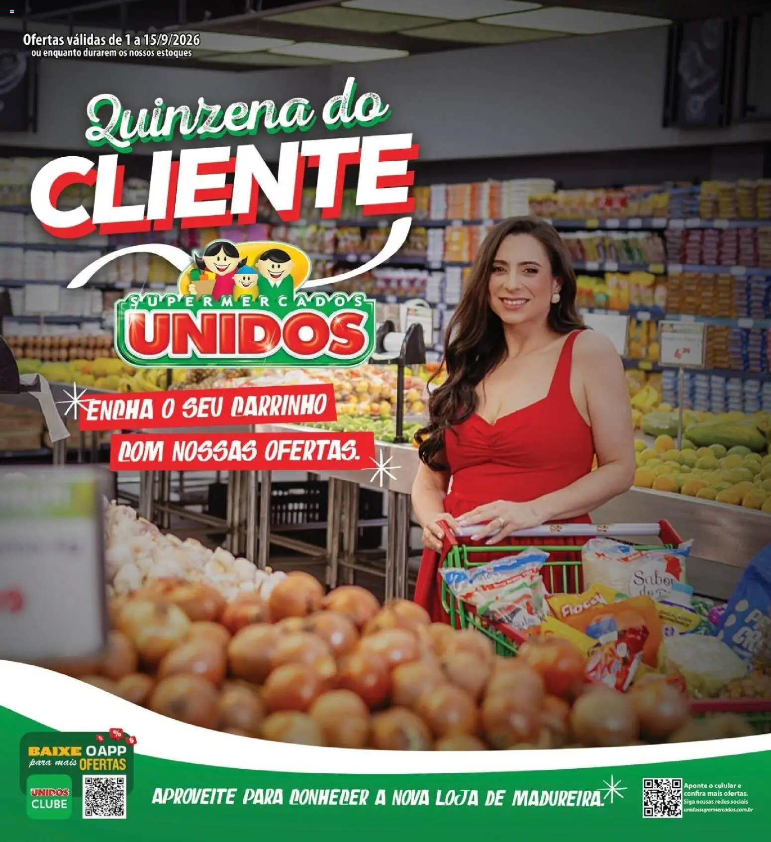 Ofertas Supermercados Unidos até 15/09/2026.