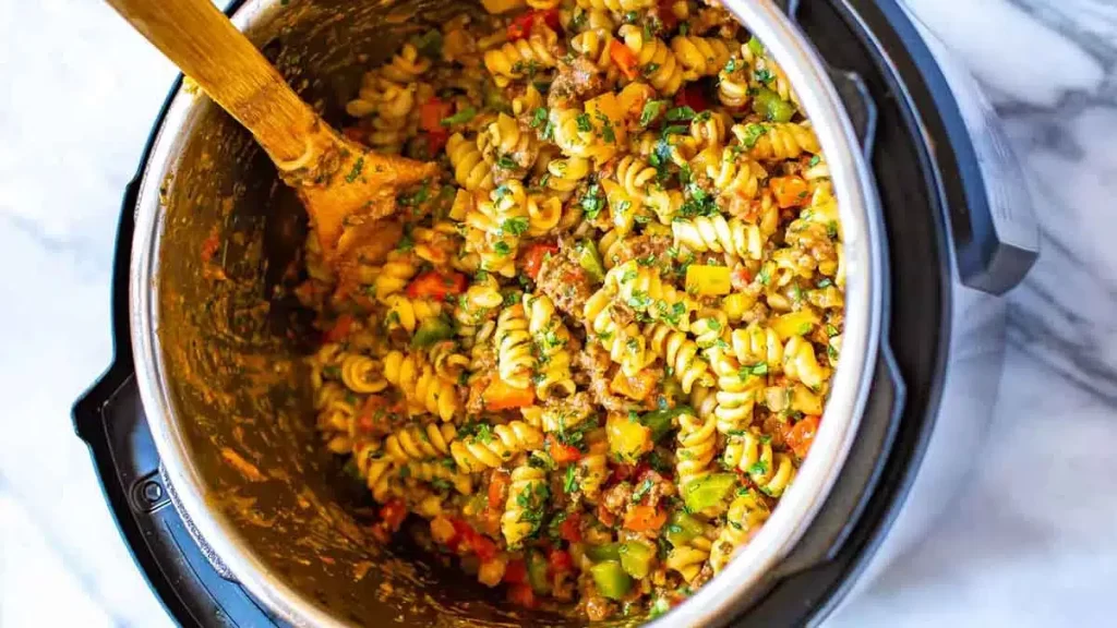 Macarrão de Panela de Pressão Cremoso