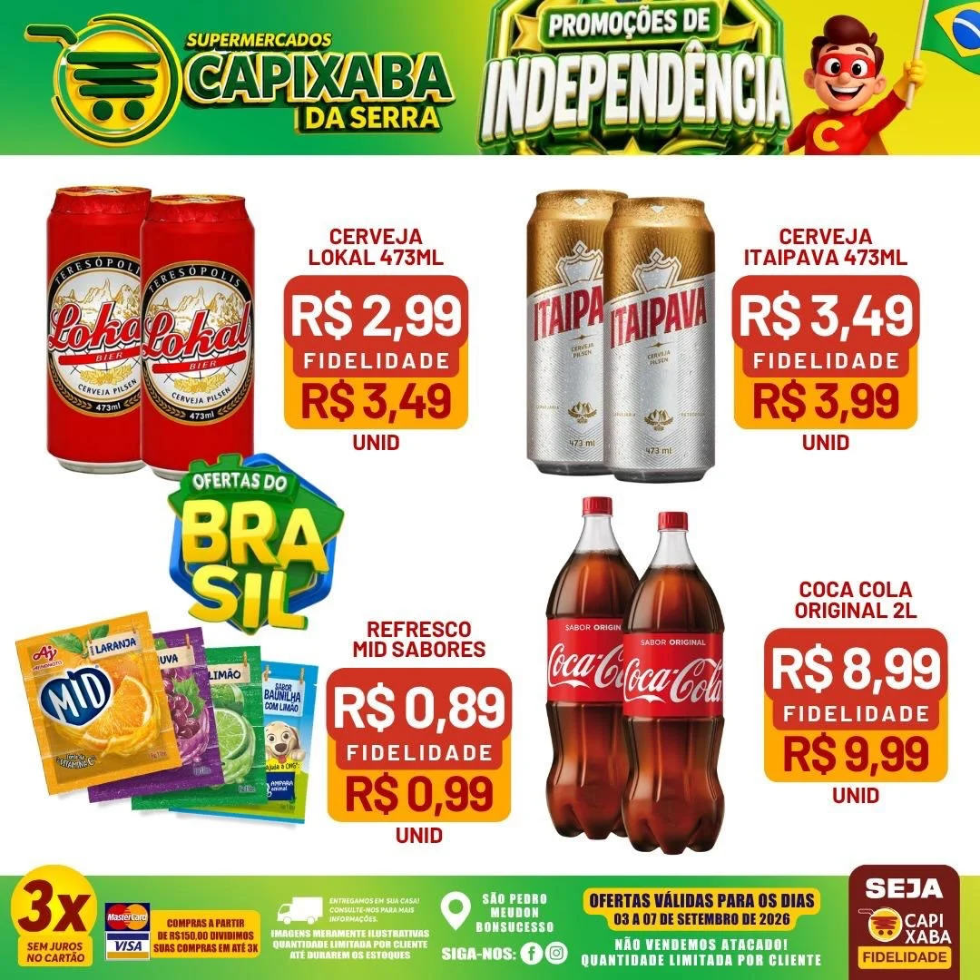 Ofertas Supermercados Capixaba da Serra