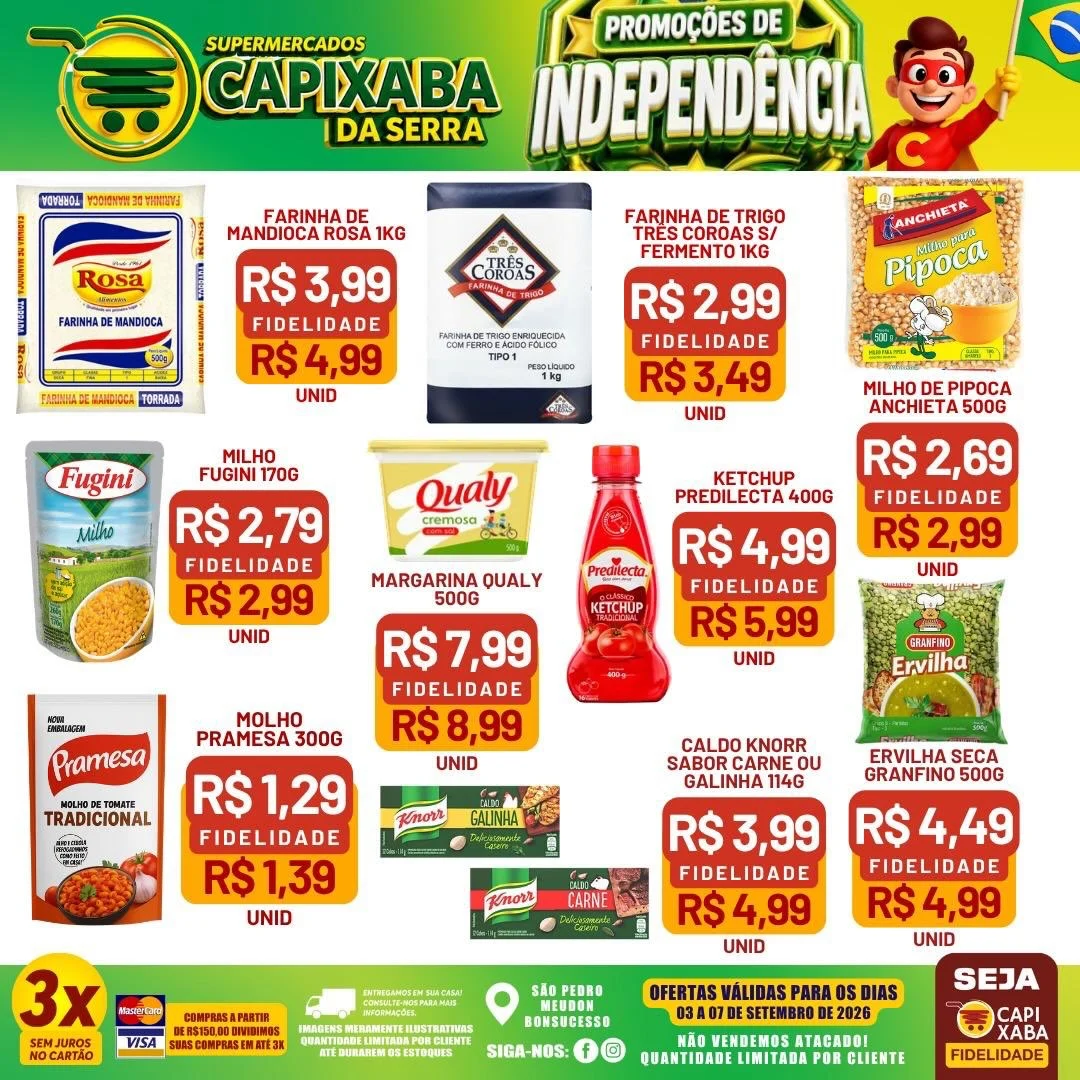 Ofertas Supermercados Capixaba da Serra
