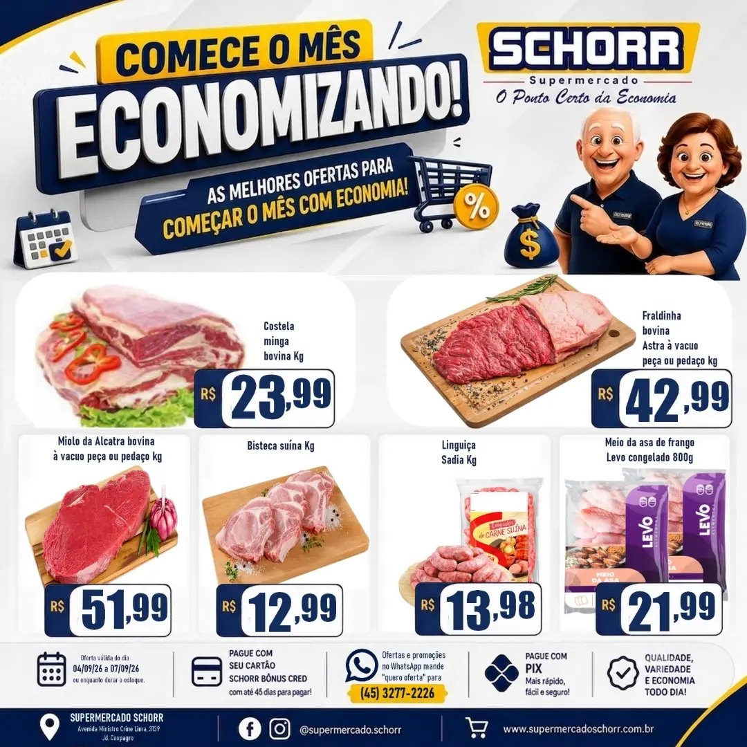Ofertas Schorr supermercado – 07/09/2026