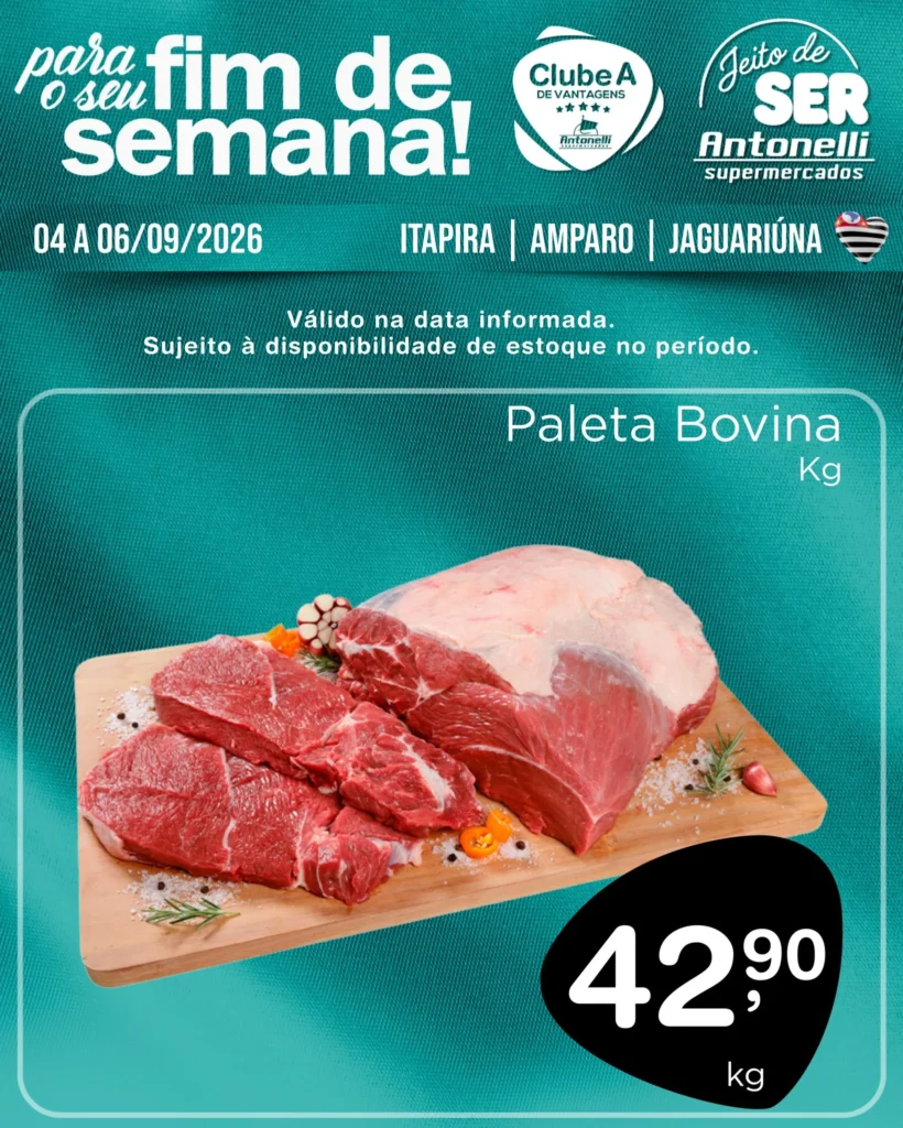 Ofertas Antonelli Supermercados – 06/09/2026