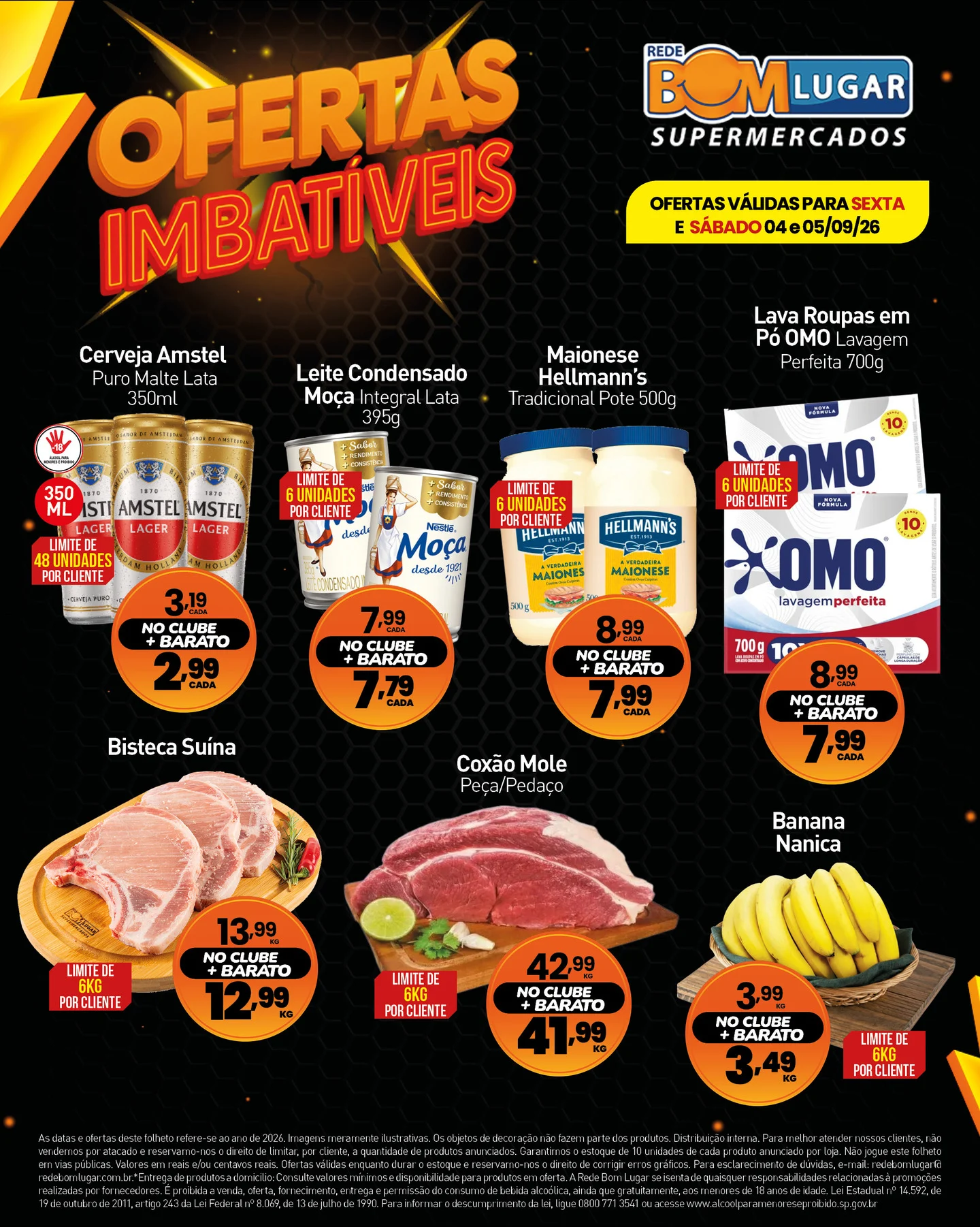 Ofertas Rede Bom Lugar Supermercados – 05/09/2026