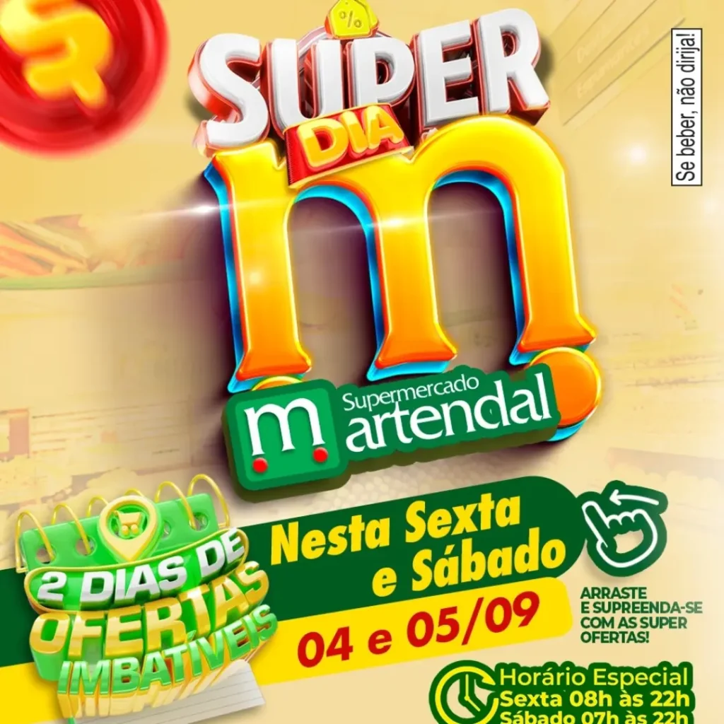 Ofertas Supermercado Martendal – 05/09/2026 Ofertas Supermercado Martendal – 05/09/2026