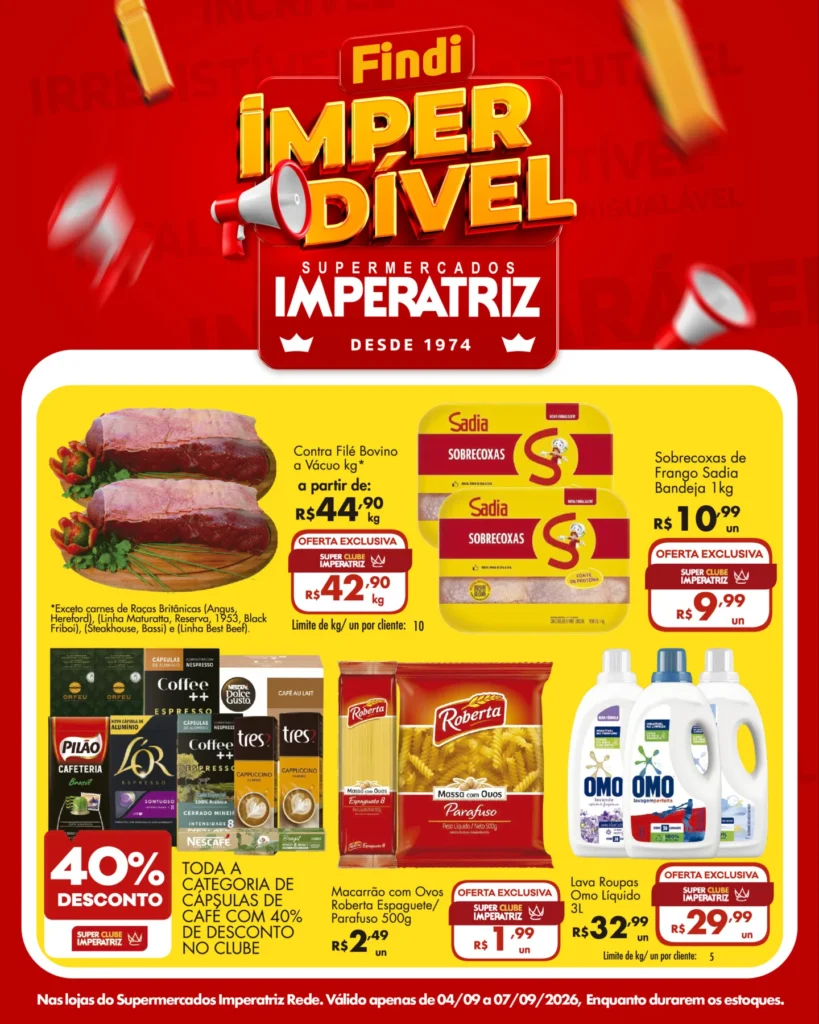 Ofertas Rede Supermercados Imperatriz – 07/09/2026
