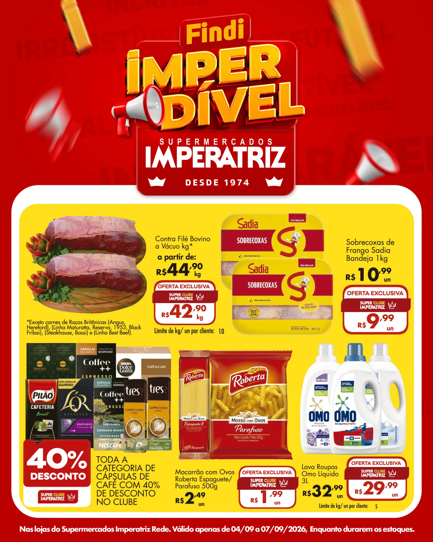 Ofertas Rede Supermercados Imperatriz – 07/09/2026