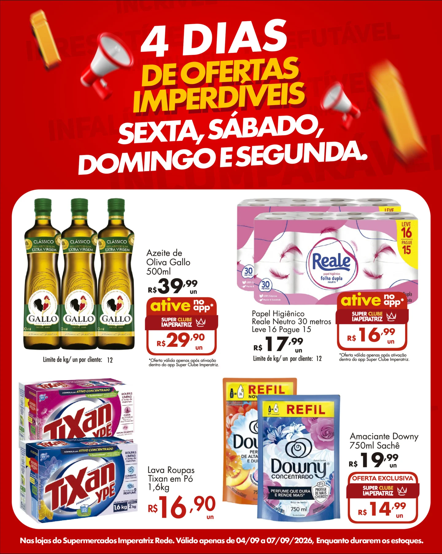 Ofertas Rede Supermercados Imperatriz
