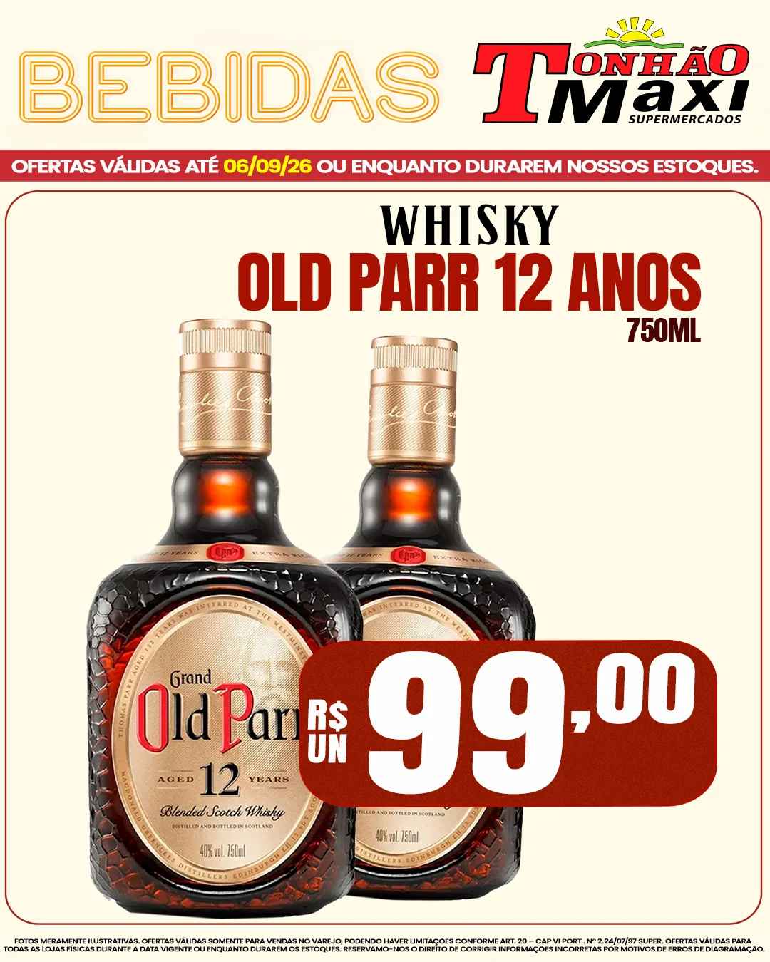 Ofertas Supermercados Tonhão Maxi – 06/09/2026