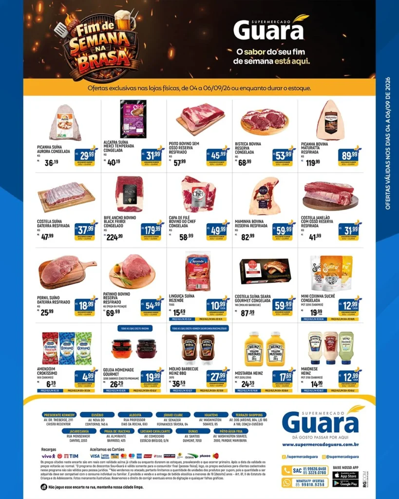 Ofertas Supermercado Guará – 06/09/2026