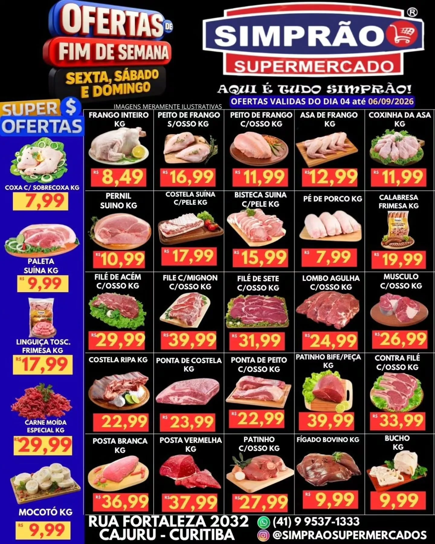 Ofertas simprão supermercados – 06/09/2026