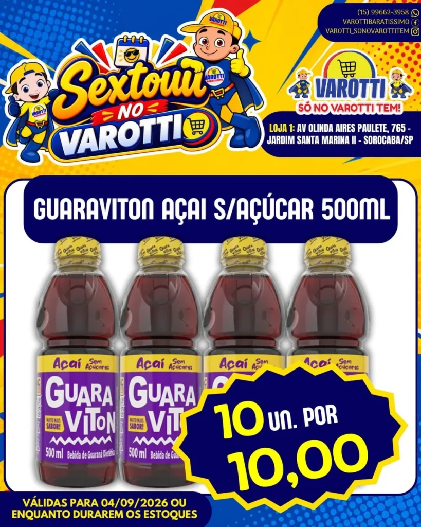 Ofertas Varotti- só no varotti tem – 04/09/2026