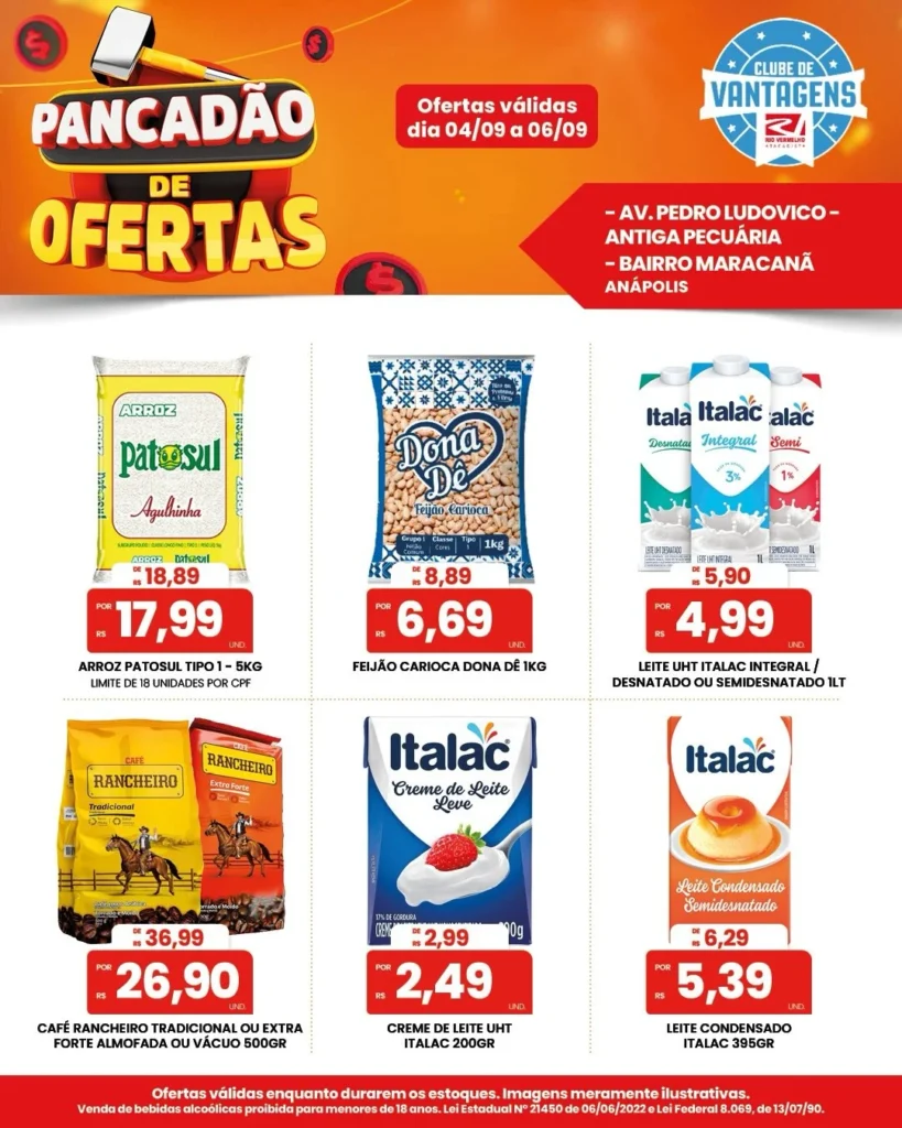 Ofertas Rio Vermelho Atacadista – 06/09/2026 Ofertas Rio Vermelho Atacadista – 06/09/2026