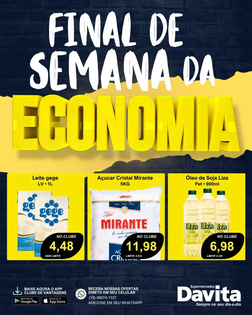 Ofertas Supermercados Davita – 06/09/2026