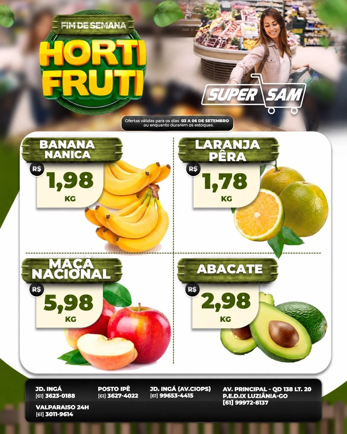Ofertas Rede Supersam – 06/09/2026