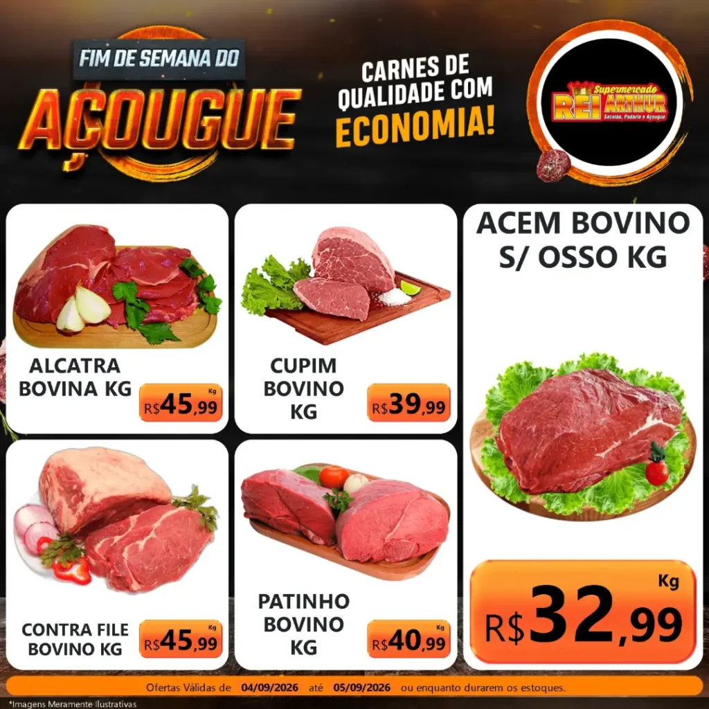 Ofertas Supermercado Rei Arthur💥 – 05/09/2026