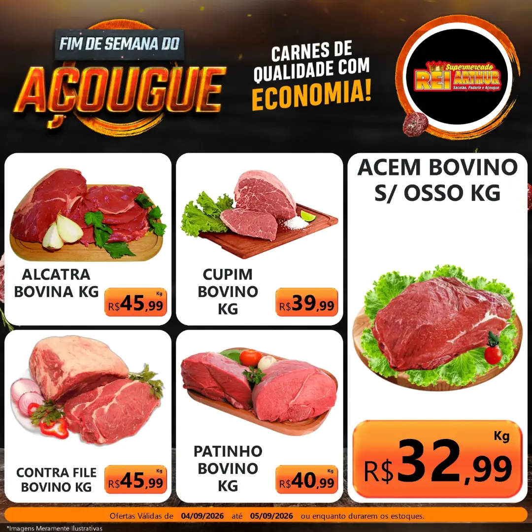 Ofertas Supermercado Rei Arthur💥 – 05/09/2026