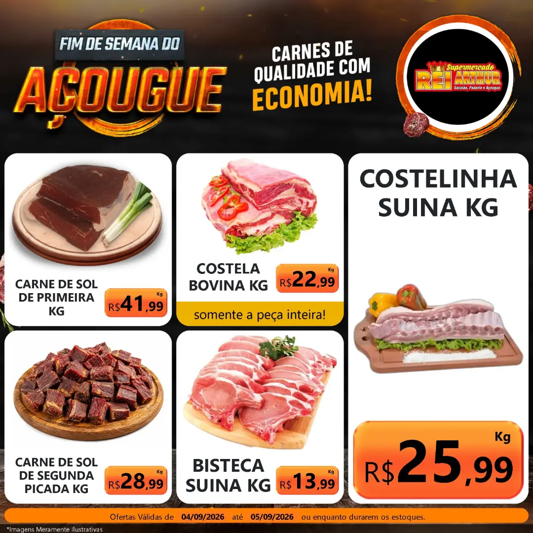 Ofertas Supermercado Rei Arthur💥