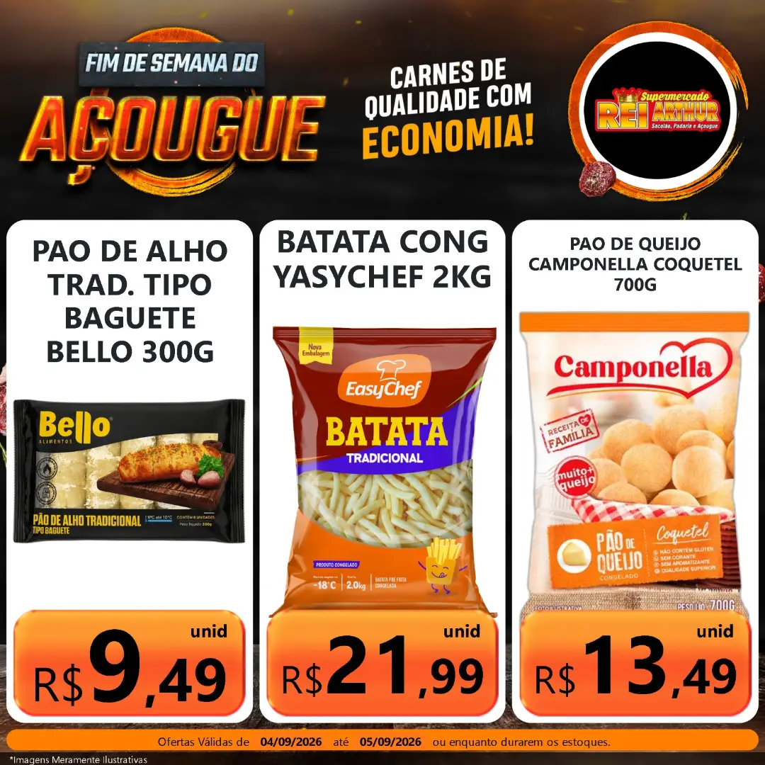 Ofertas Supermercado Rei Arthur💥