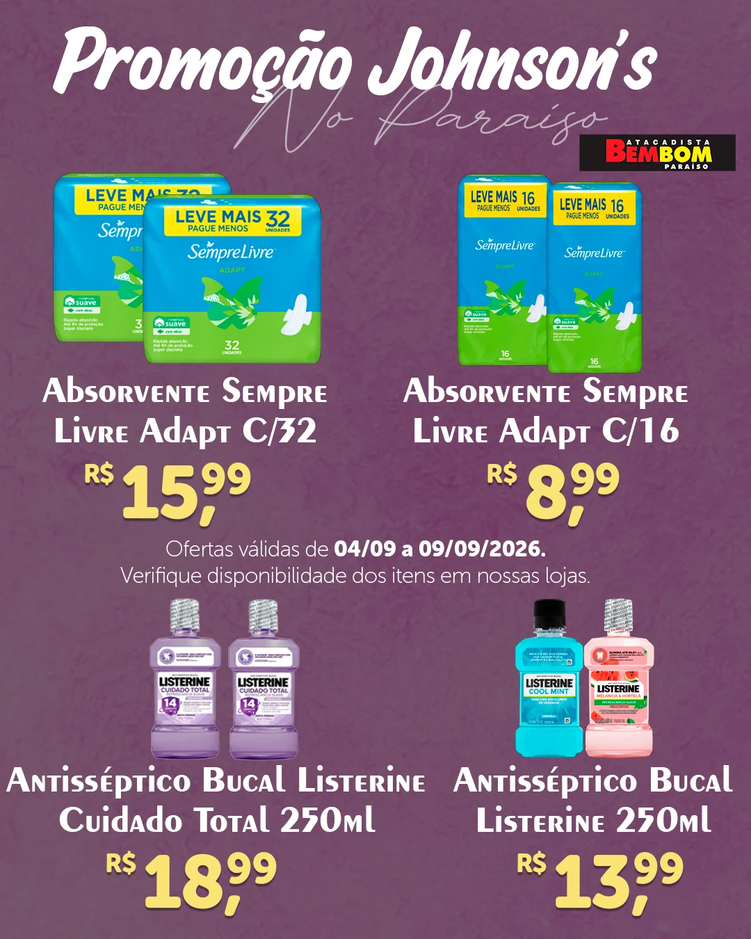 Ofertas Bem Bom Atacadista – 09/09/2026
