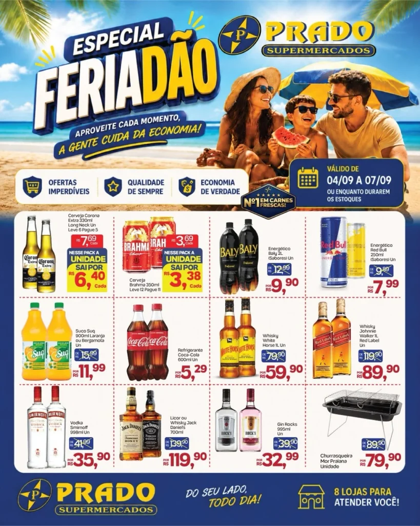 Ofertas Perfil oficial – Prado supermercados – 07/09/2026 Ofertas Perfil oficial – Prado supermercados – 07/09/2026