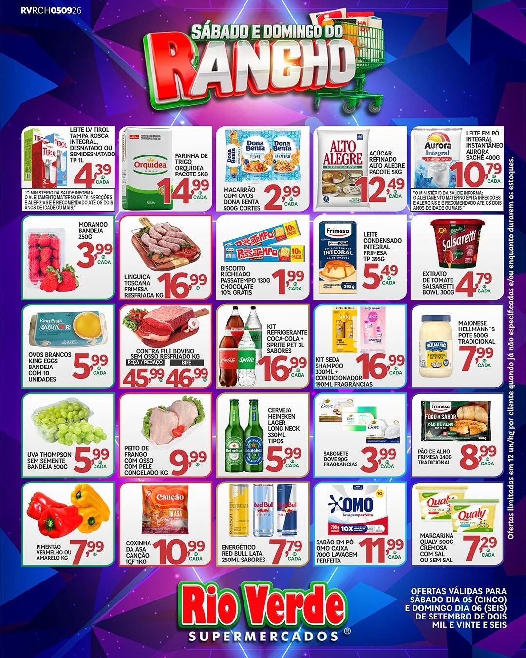 Ofertas Rio Verde Supermercados – 06/09/2026