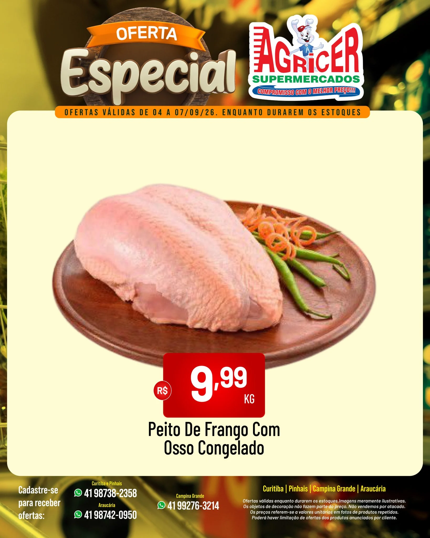 Ofertas Agricer Supermercados – 07/09/2026