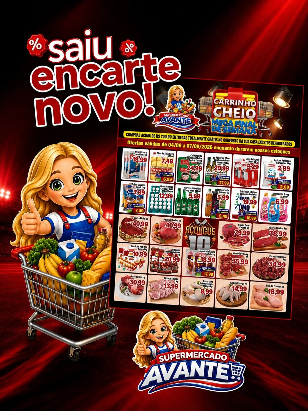 Ofertas Supermercado Avante 💙 – 07/09/2026