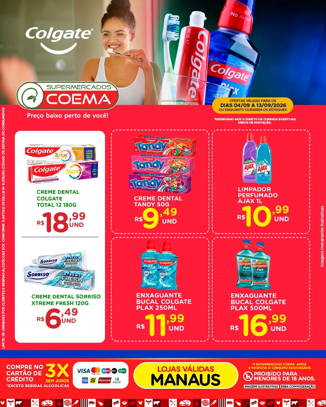 Ofertas Coema | Manaus e Manacapuru – 13/09/2026
