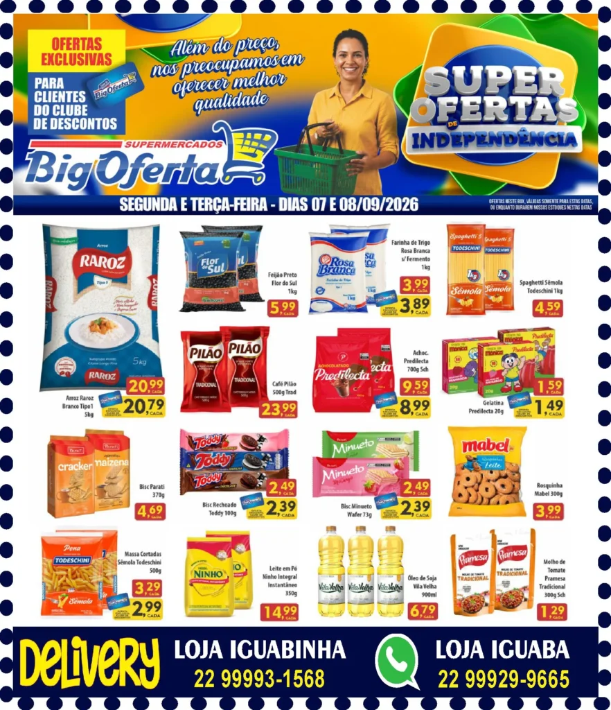 Ofertas Supermercado Big Oferta – 08/09/2026