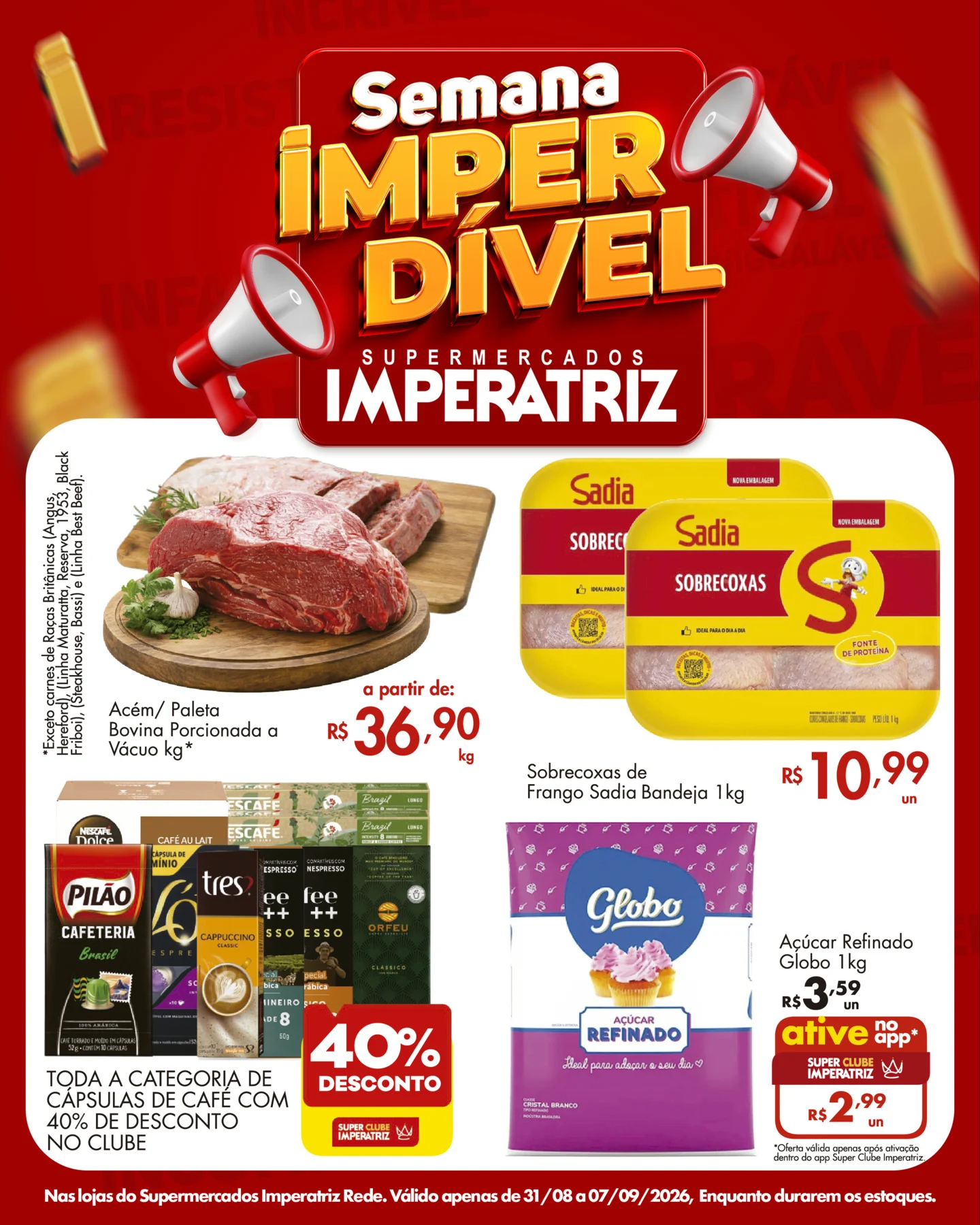 Ofertas Rede Supermercados Imperatriz – 07/09/2026