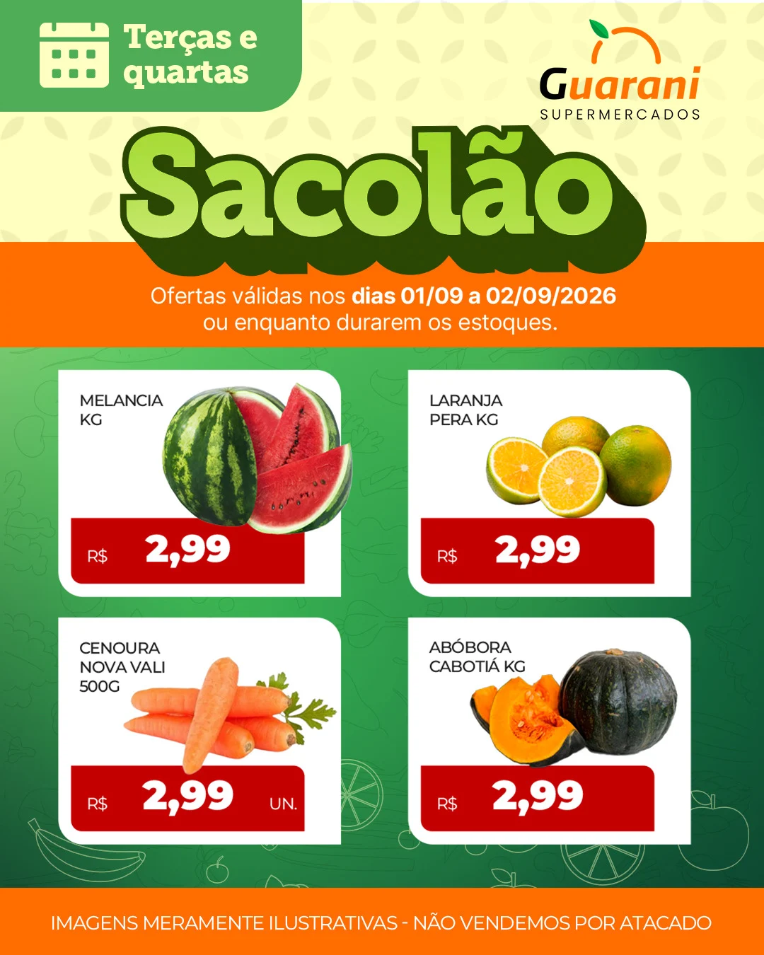 Ofertas Supermercado Guarani – 02/09/2026