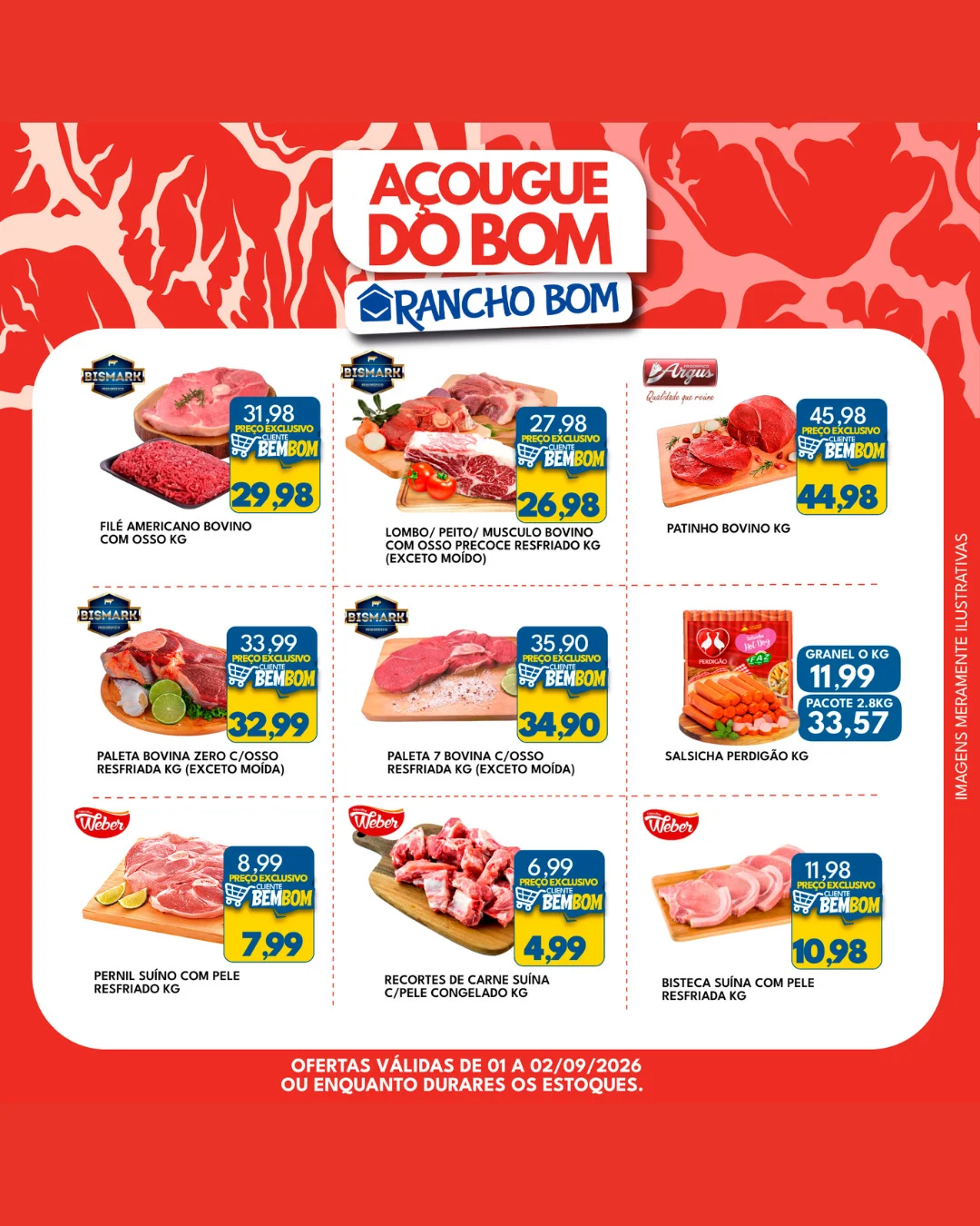 Ofertas Rancho Bom Supermercados – 02/09/2026