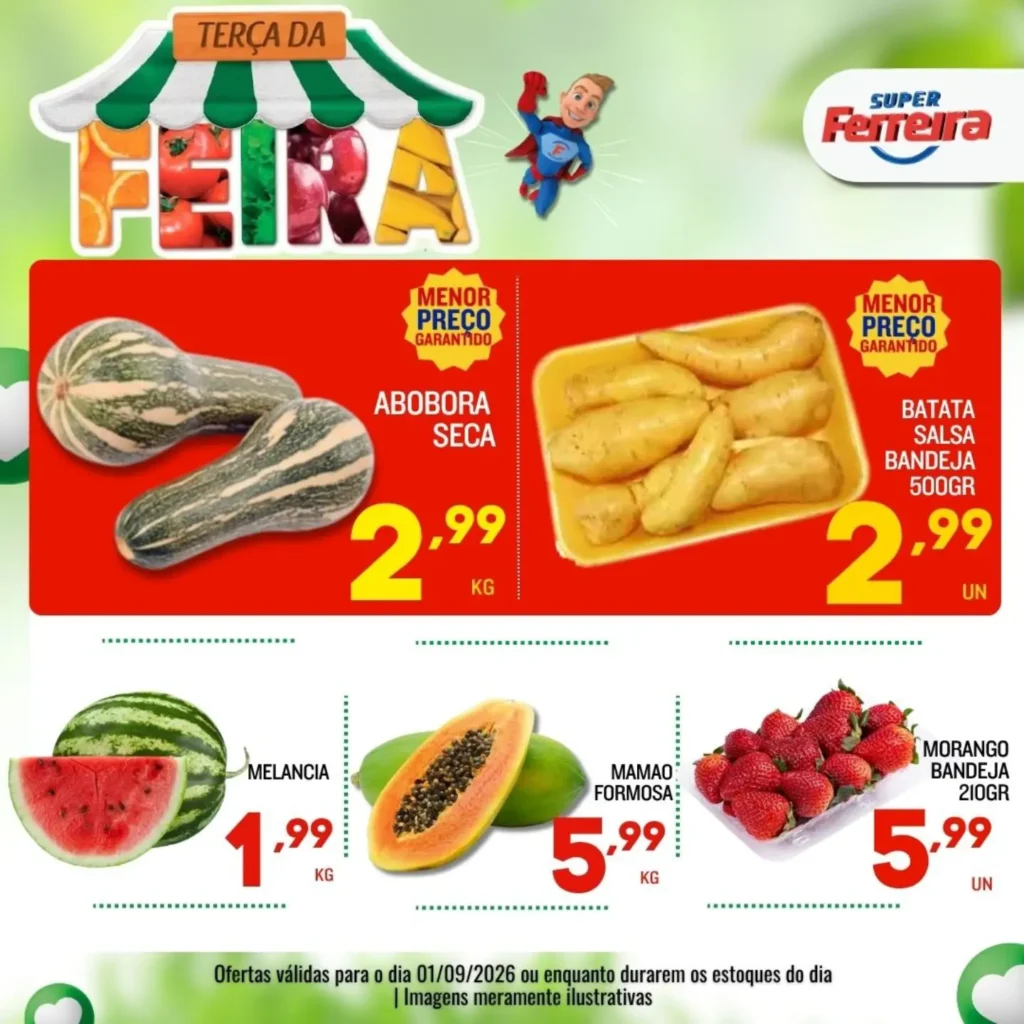 Ofertas Super Ferreira – 01/09/2026 Ofertas Super Ferreira – 01/09/2026