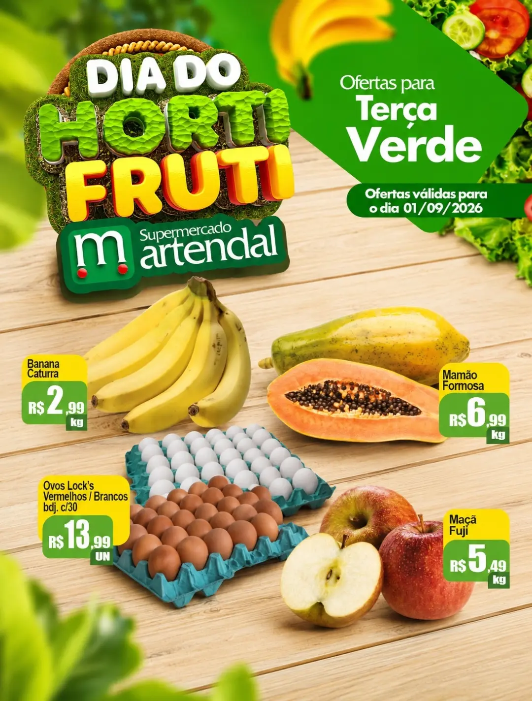 Ofertas Supermercado Martendal – 01/09/2026