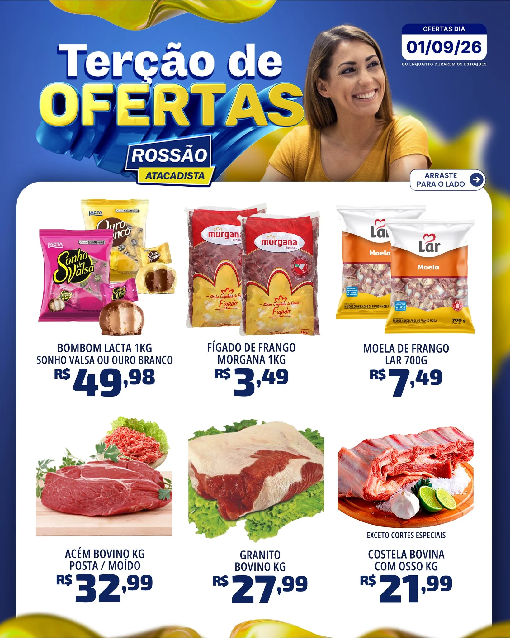 Ofertas Rossão Atacadista – 01/09/2026