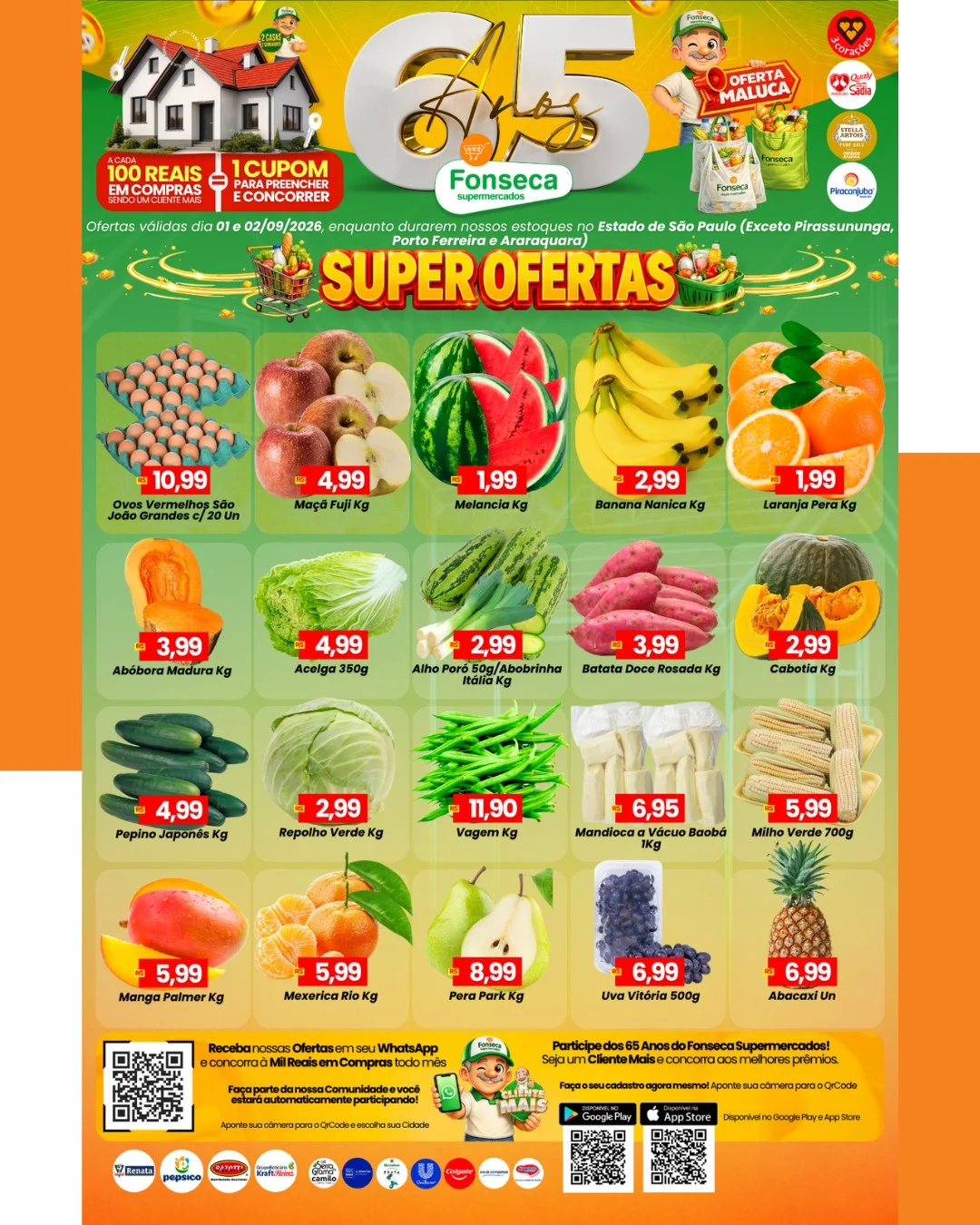 Ofertas Fonseca Supermercados – 02/09/2026