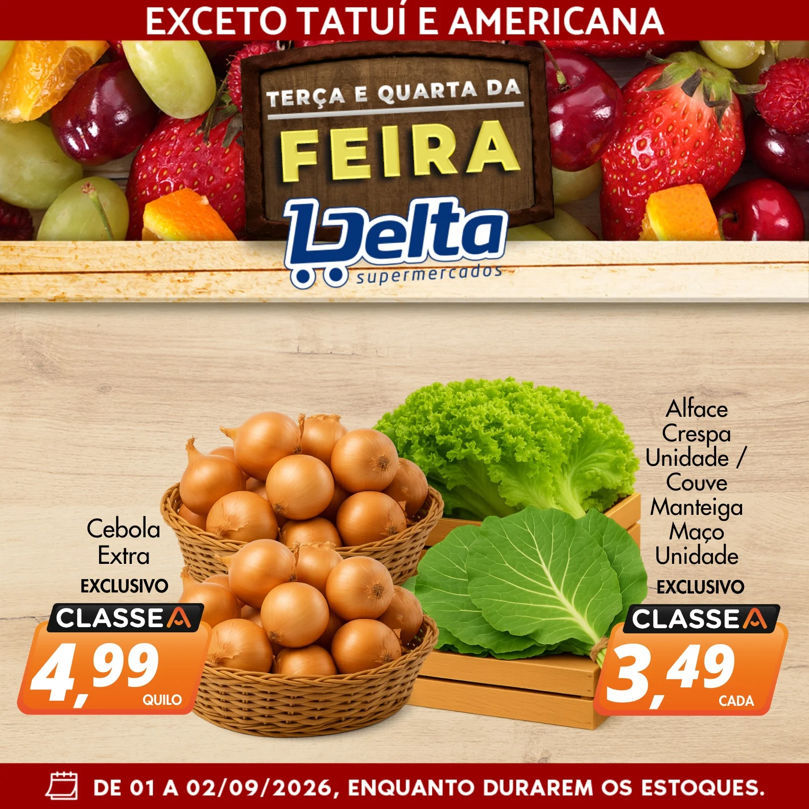 Ofertas Delta Supermercados – 02/09/2026