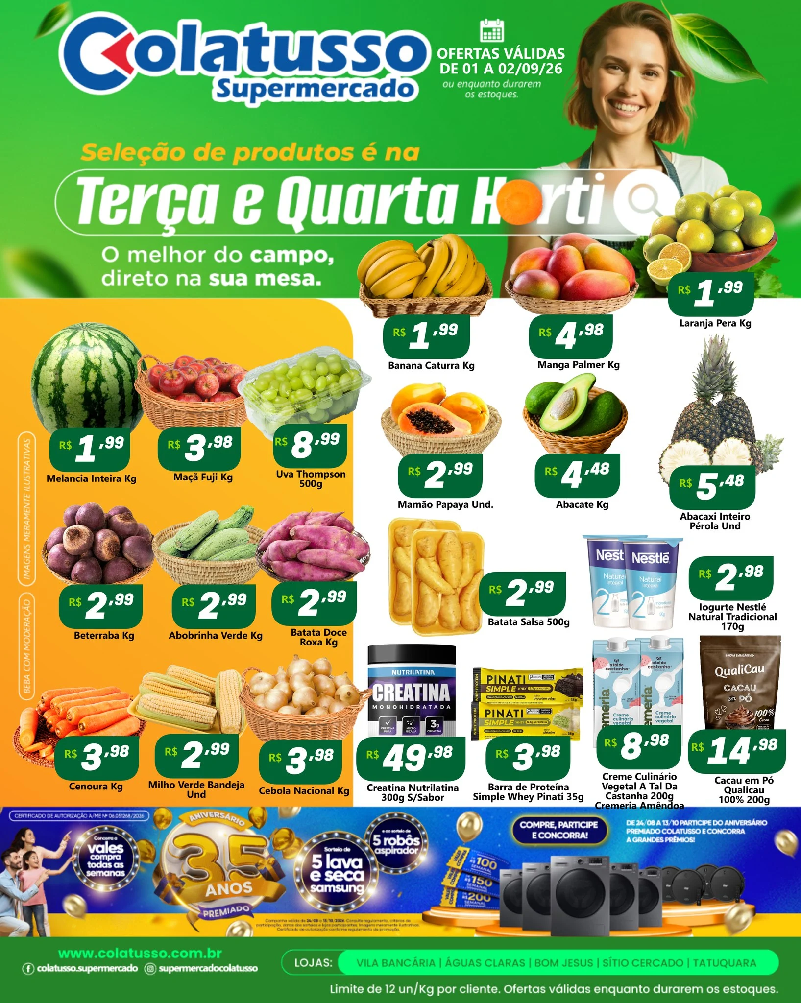 Ofertas Supermercado Colatusso – 01/09/2026
