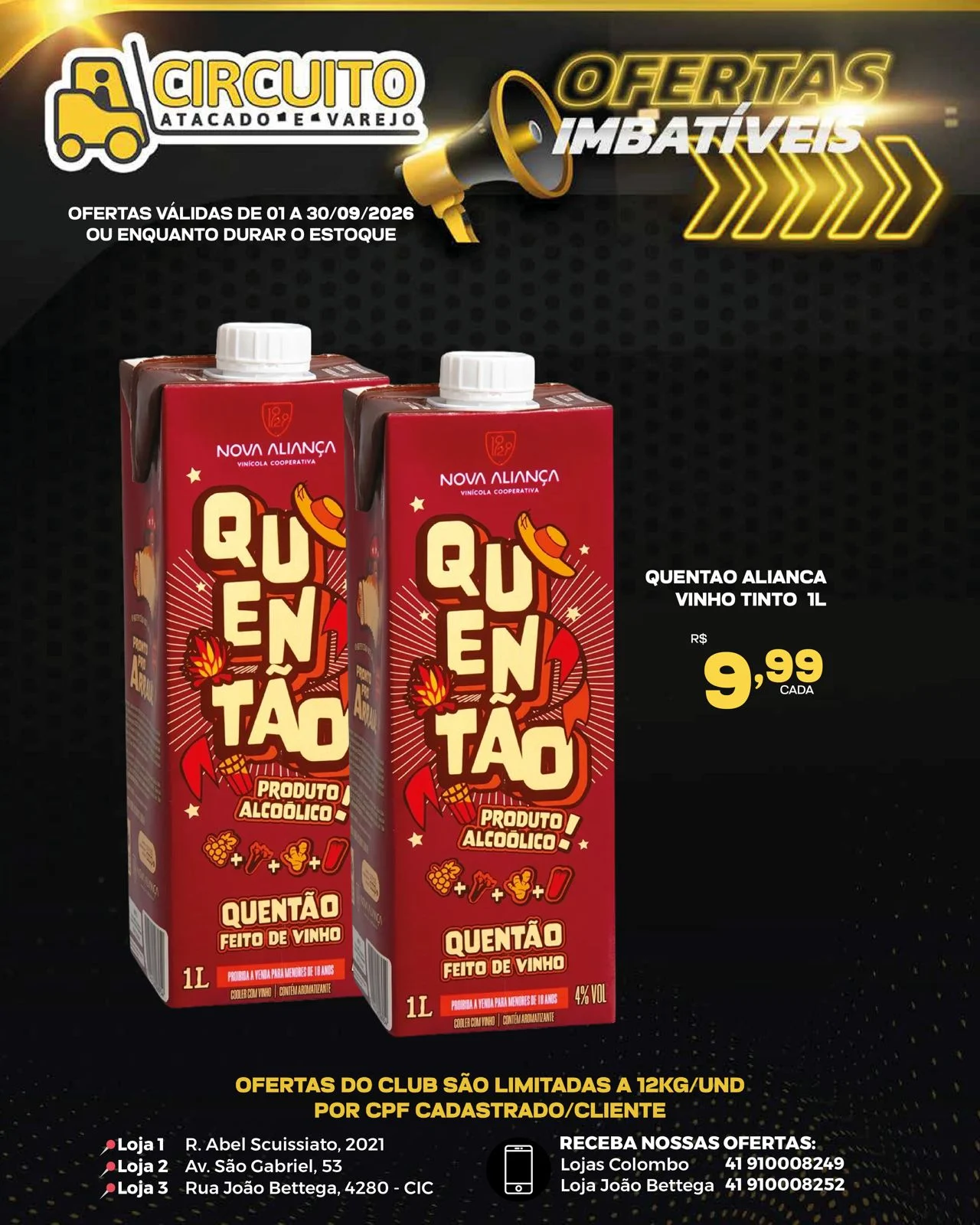 Ofertas Circuito Atacado e Varejo – 01/09/2026